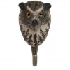 Scout House Hand Carved Wooden Wall Hook - Eagle Owl Gifts