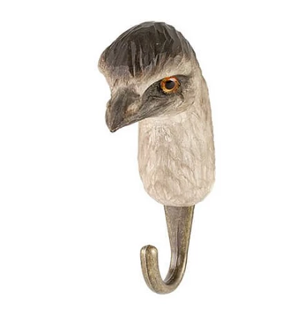 Scout House Hand Carved Wooden Wall Hook - Emu Gifts