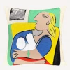 Jules Pansu Pablo Picasso- Femme Dans Un Fauteuil Jaune - Cushion - 45 X 45 Gifts