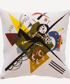 Jules Pansu Gifts Wassily Kandinsky- Auf Weisse II - Cushion - 45 X 45