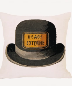 Jules Pansu René Magritte- Le Bouchon D'Epouvant - Cushion - 45 X 45