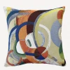Jules Pansu Robert Delaunay- ManĂšge De Cochons Cushion - 45 X 45cm