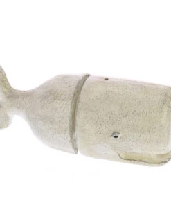 Scout Homewares Cast Iron Whale Bookends In White