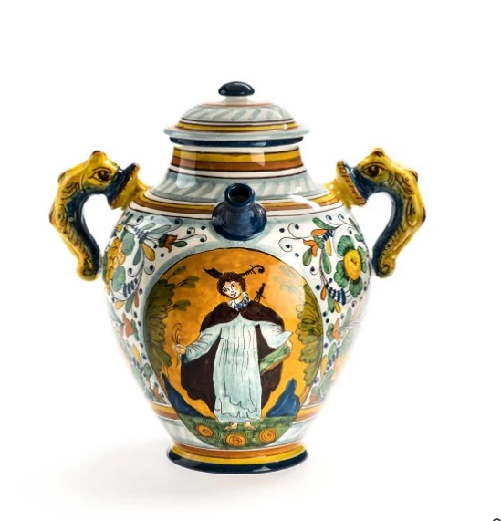 Gifts Santa Maria Novella Large Ceramic St Peter Vase - 42 Cm