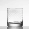 Scout Homewares Whiskey Glass- European Made- Diamond Patterned
