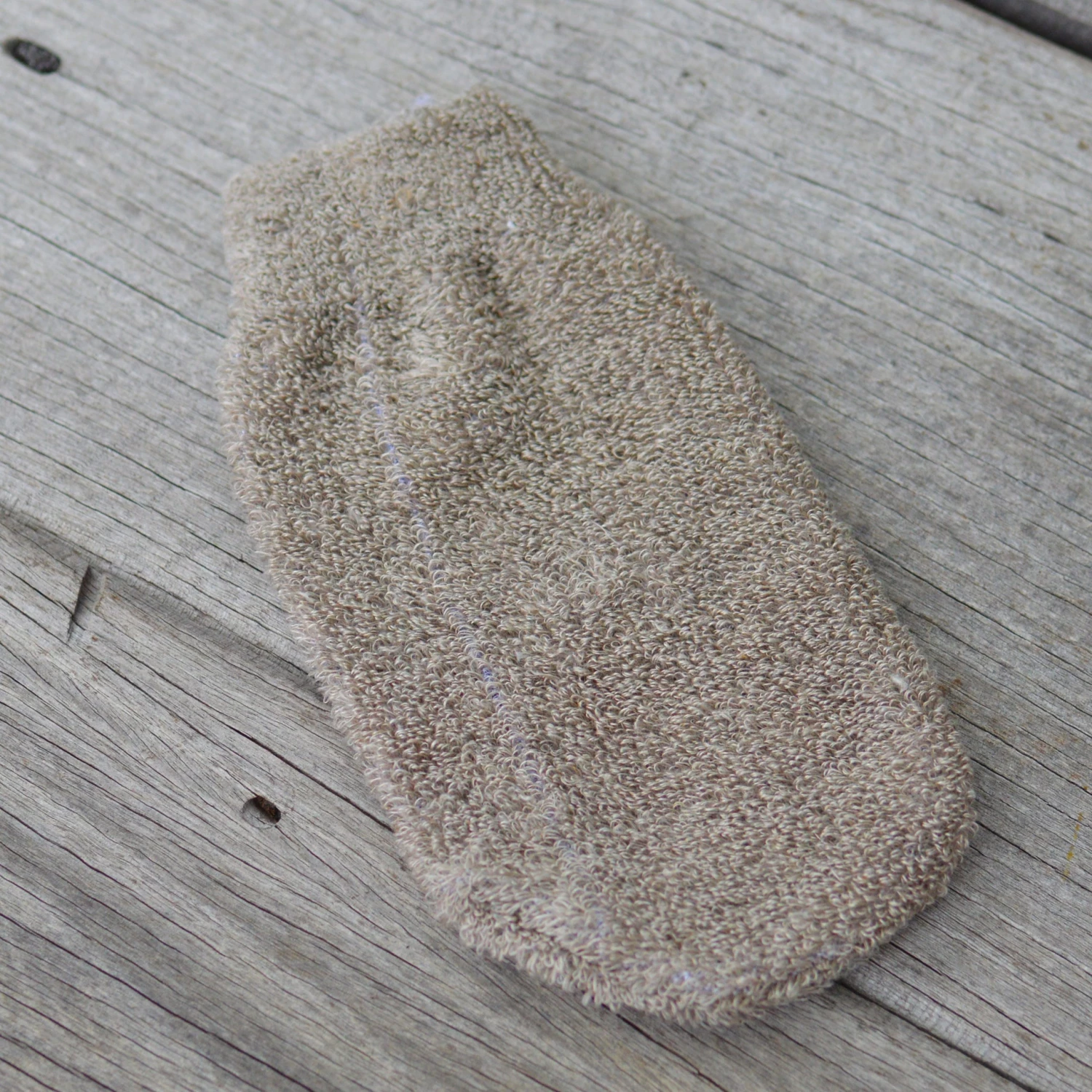 Scout House Ecru Linen Bath Mitt