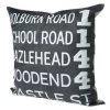 Scout Just Arrived TK HIRO Subway Sign Cushion- HOLBOURN ROAD