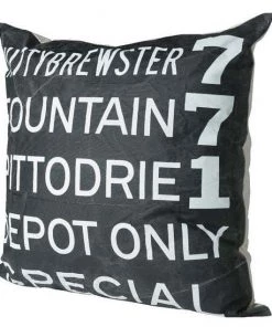 Scout TK HIRO Subway Sign Floor Cushion- FOUNTAIN Just Arrived