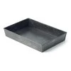 Chef Inox Galvanised Black Rectangle Tray