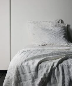 Scout Textiles Portier Cotton Coverlet Pure White