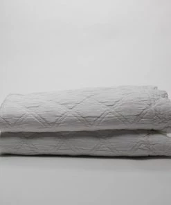 Scout Textiles Portier Cotton EUROPEAN PILLOWCASE Pure White