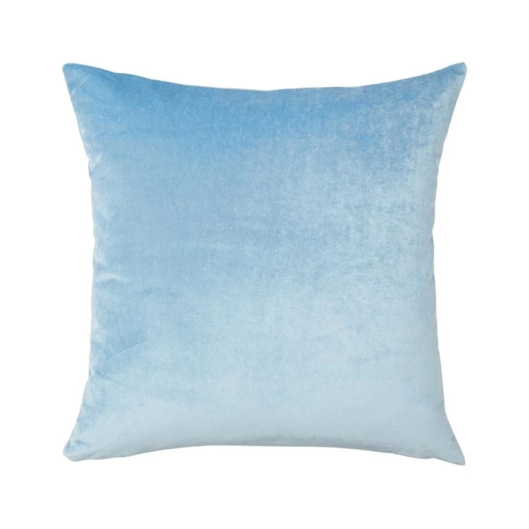 Iosis France Velvet Berlingot Cushion In Powder Blue 45cm Gifts