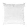 Iosis France Velvet Berlingot Cushion In White 45cm Gifts