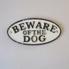 Scout Pet Cast Iron Beware Of The Dog Sign