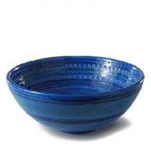 Bitossi Italy Ceramic Large Blue Bowl Gifts