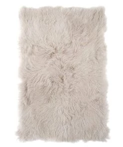 Scout House Gifts Mongolian Sheepskin Throw Blanket - Fawn