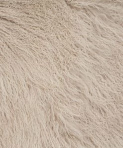 Scout House Gifts Mongolian Sheepskin Throw Blanket - Fawn