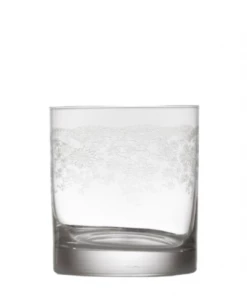 Scout Whiskey Glass- European Made- Floral Patterned
