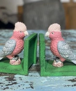 Scout House Galah Bookends Green