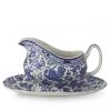 Burleigh UK Blue Regal Peacock- Sauce Boat And Stand Set Kitchenware