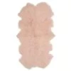 Scout House Gifts Mongolian Sheepskin Floor Rug - Blush