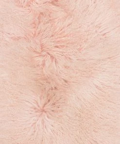 Scout House Gifts Mongolian Sheepskin Floor Rug - Blush