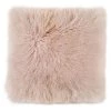 Scout House Mongolian Sheepskin Cushion - Blush 40 Cm