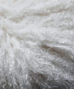 Scout House Mongolian Sheepskin Cushion - White 40 Cm Gifts