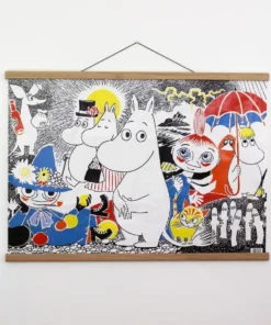 Scout House Landscape Oak Poster Hanger By Creamore Mill 28