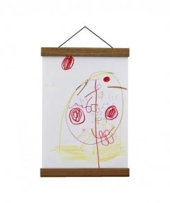 Scout House Homewares Small Oak Poster Hanger By Creamore Mill 8.5"/ 21.6cm