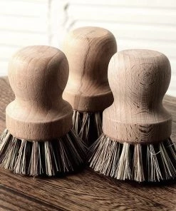 Scout House Homewares Beechwood Pot Scrubbing Brush