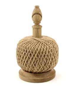 Scout Oak String Stand With Cutter. Natural Jute Twine. Creamore Mill.