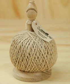 Scout Oak String Stand With Cutter - Large. Natural Jute Twine. Creamore Mill.