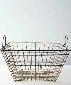 Scout House Vintage French Oyster Gathering Crate